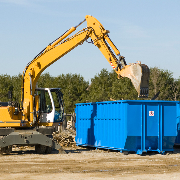 how many times can i have a residential dumpster rental emptied in Milano Texas